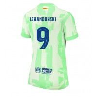 Camiseta Barcelona Robert Lewandowski #9 Tercera Equipación Replica 2024-25 para mujer mangas cortas